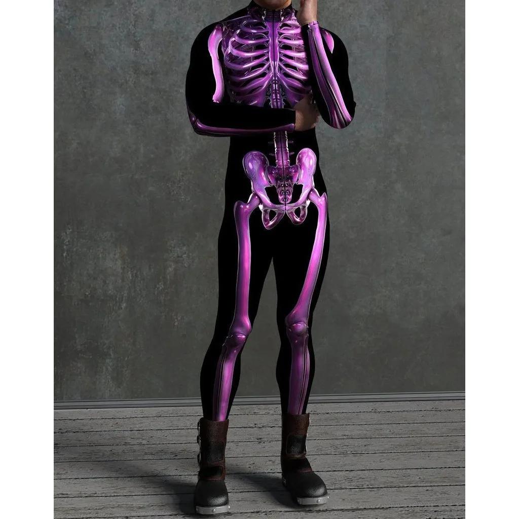 Costumi di Scena Stampa Digitale 3D Adulti Eventi di Halloween Festa a Tema Carnevale Outfit Cosplay Gioco di Finzione Tuta