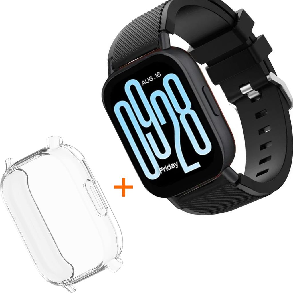 Silicone Strap With TPU Case For Xiaomi Redmi Watch 5 Active Lite Smart Watch Wrist Band And Case For Redmi Watch 5 Active Lite