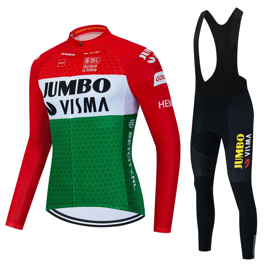 Autumn and Winter Long-sleeved Cycling Suit Men's and Women's Outdoor Mountain Bike Road Cycling Sports Clothing