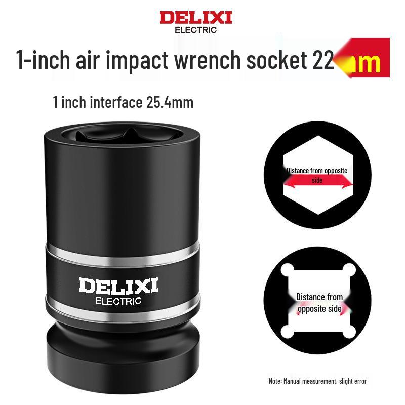 

Delixi 1-Inch Heavy-Duty Pneumatic Air Impact Wrench with Reinforced Labor-Saving Design