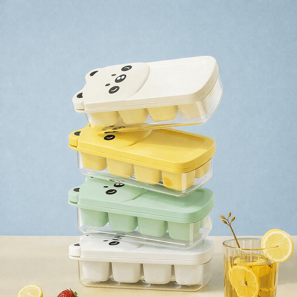 Mini Ice Cube Mold Easy Release Freezer Storage Box New Ice Cube Maker Kitchen