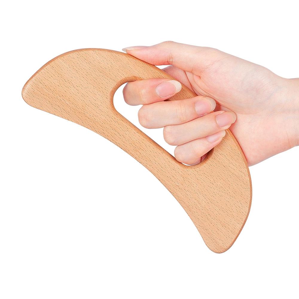 

Health Care Slimming Guasha Board Wood Therapy Massage Stick Lymphatic Drainage Massager Scraping for Relaxation and Recover