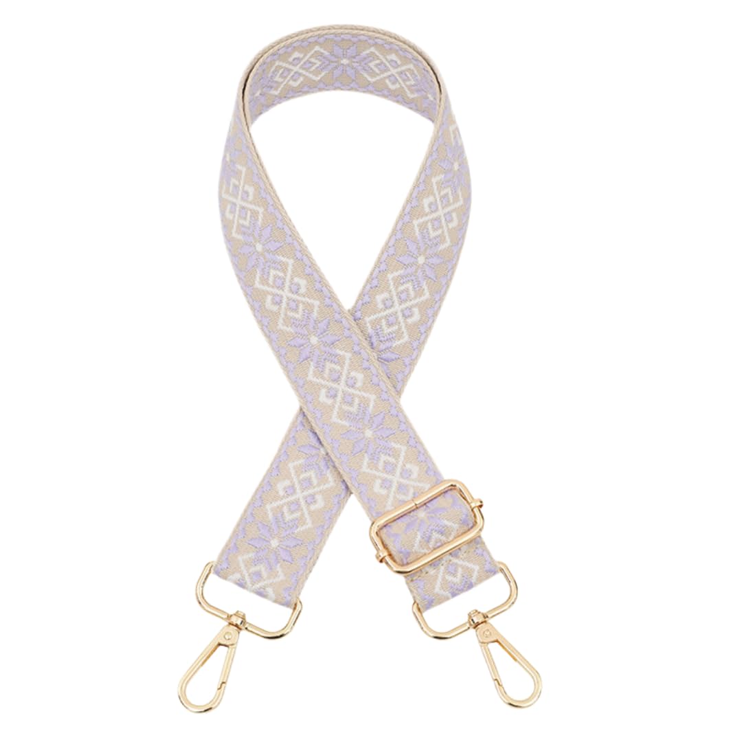 

Удобный нейлоновый регулируемый плечевой ремень [магазин Эмми] Широкий, (Чистый лавандовый)