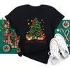 Just A Girl Who Loves Christmas Print Women T-shirts Cute Female Christmas Clothes New Year Party Tshirt