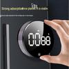 Multifunctional Electronic Rotating Timer Kitchen Alarm Stopwatch with Magnetic Reminder