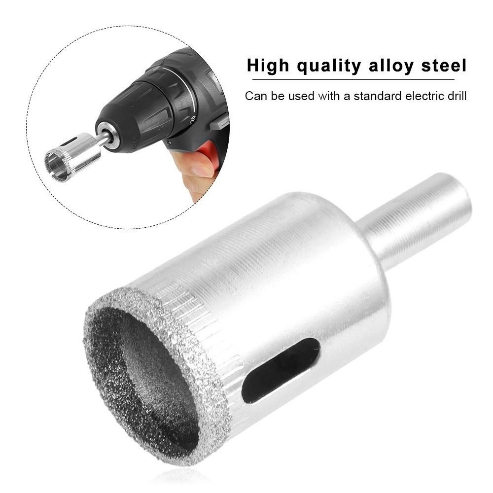 Diamond Drill Bits Drilling Crown Electroplated Glass Hole Saw  Tile Marble Ceramic