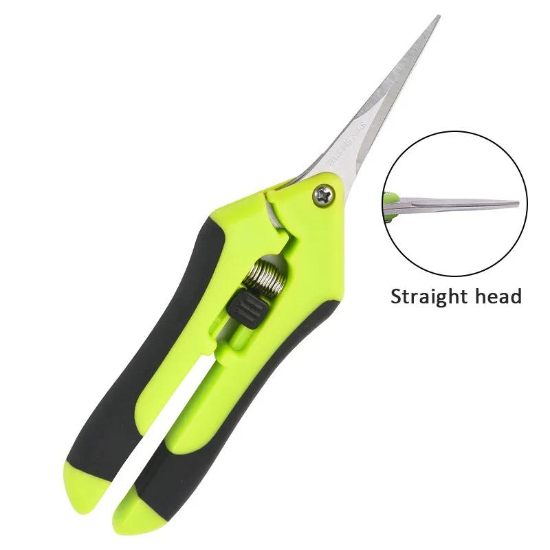Foarfece de grădinărit de 6,5 inci Foarfece de tundere de mână Foarfece de tundere cu lame drepte din oțel inoxidabil pentru plante