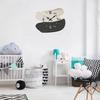 Holzwanduhr Leise Modern Dekorativ Kreativ Lustig Hängeuhr Wanddeko für Kinderzimmer Zuhause Bauernhaus Schlafzimmer Badezimmer