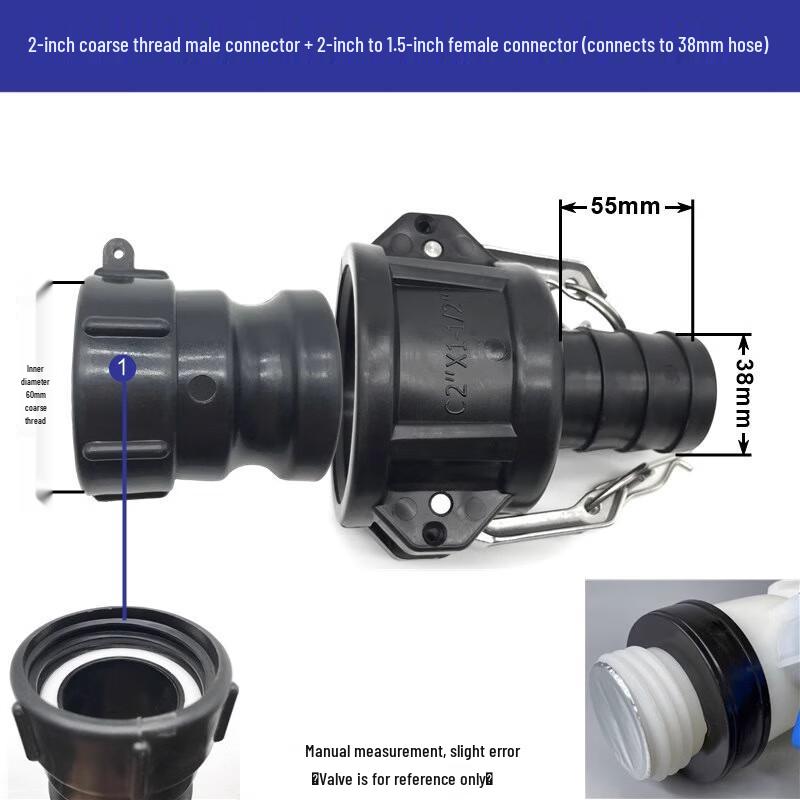 IBC Tote Tank Quick Connector Adapter