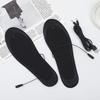 Unisex Electric Foot Warmer Adjustable Temperature Rechargeable Heated Insoles Multifunctional for Winter Fishing Hiking Camping