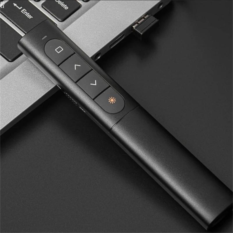 2,4 GHz Fernbedienungen Presenter Drahtlose USB-Präsentationsklicker für PowerPoint-Präsentationen Zeiger Folien vorwärts