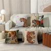 Wildflower INS Tiger Blossom Cushion Cover 30x50 Polyester Sofa Cushions Decorative Throw Pillows Home Decoration Pillowcover