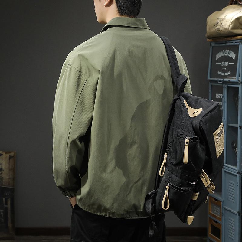 Модный бренд American Badge Tooling Jacket Men s Loose Large Size Ruffian Beautiful Pilot — фото 5