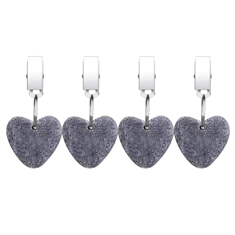 E56C 4pcs/set Tablecloth Weights with Clip Table Cloth Pendant Supplies