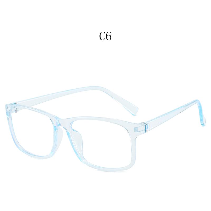 Clear Anti Radiation Filter Glasses Women Men Simple Square Eyewear Business Commute Female Male Blue Light Blocking Glasses