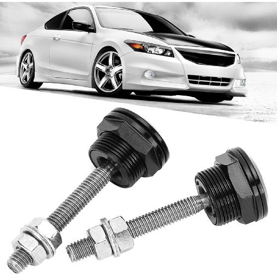 Universal Hood Pins 22mm Aluminum Quick Release Lock Heavy Duty Automotive Fastener Set 2 Pack
