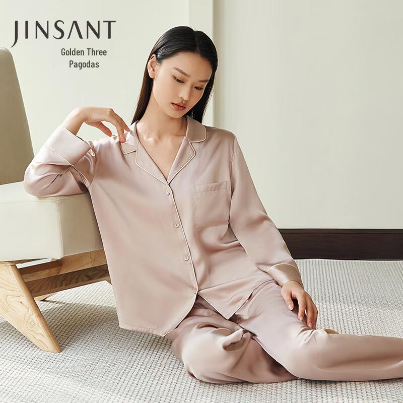 Women s 100% Mulberry Silk Lounge Pajama Set L