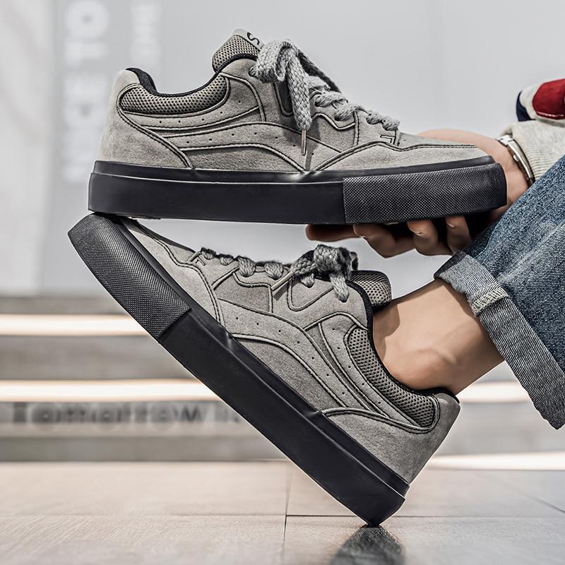 2026 Leisure New Thick Soled Fashionable Trend Breathable Design Versatile Niche Low Top Quality Men's Board Shoes