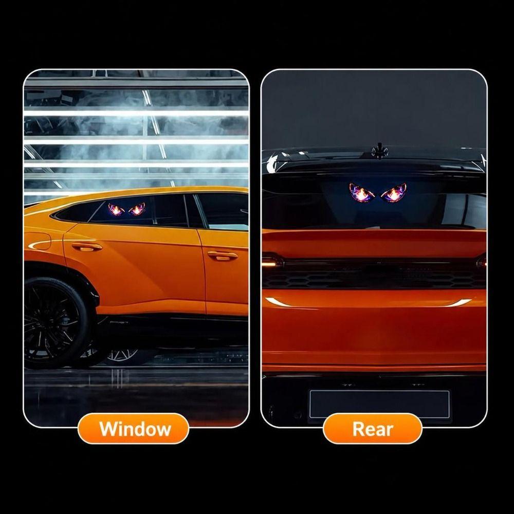 Vibration Lights on Solar LED Car Light Wireless Car Atmosphere Light  Vehicle Safety Alert