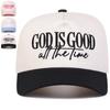Unisex God Is Good All The Time Embroidery Baseball Caps Spring Autumn Outdoor Adjustable Casual Hats Sunscreen Hat Sports Cap