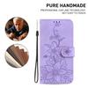 For OnePlus Nord 3 5G/Ace 2V Stand Wallet Phone Case Imprinted Lily Flower Leather Phone Cover