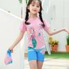 Unisex Cartoon Children's Swimsuit - Cute, Quick-Drying One-Piece for Girls, Available In Small, Medium, Large