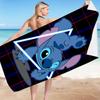 Stitch Zai Animation Beach Towel Microfiber Double-Sided Fleece Beach Towel Bath Towel Variety Square Towel Beach Towel