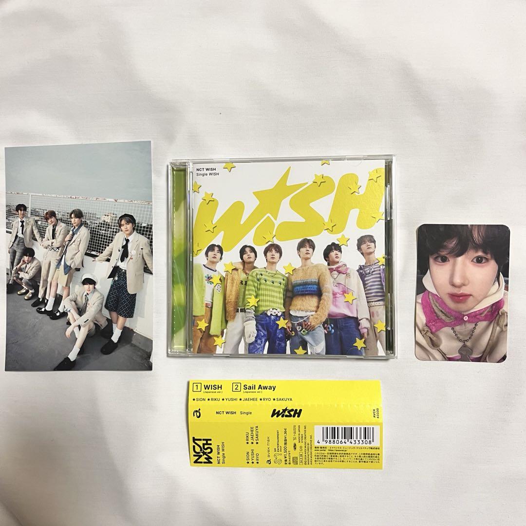 

[USED] NCT WISH WISH CD Regular Edition with Sakuya trading card