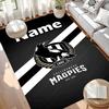 Custom Name Personalized Football Club Print Carpet, Versatile Home Decor Rug, for Playroom, Apartment, Balcony, Entryway, Hallway Gift