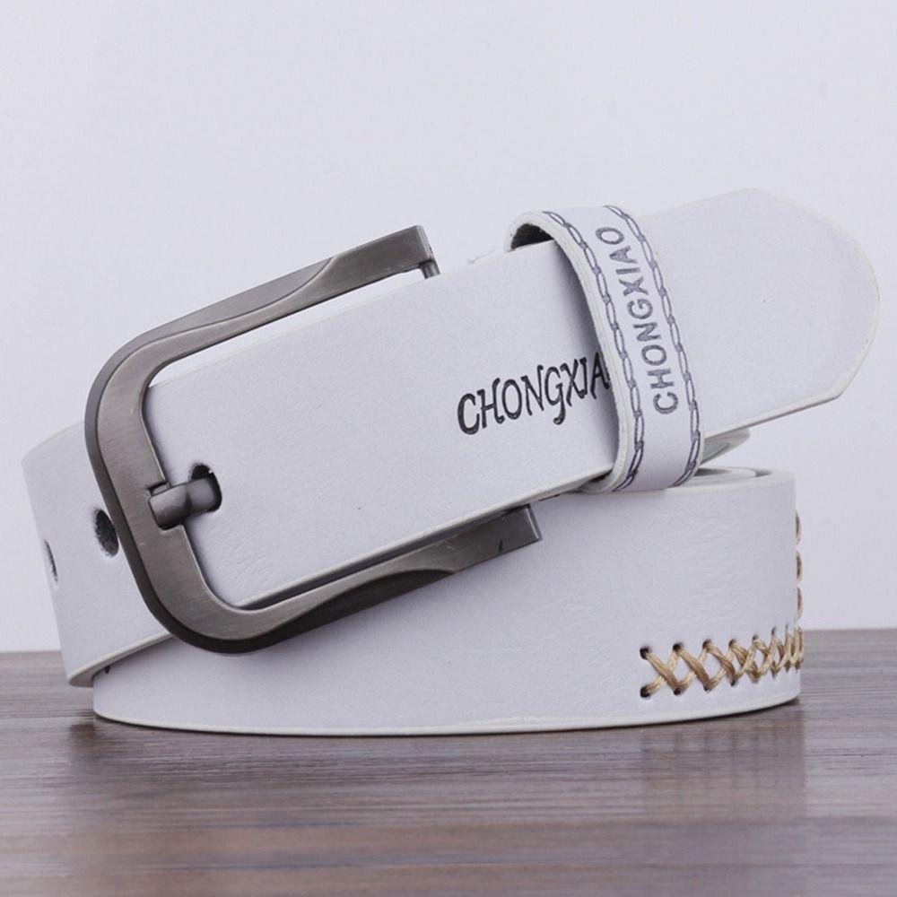 Cowboy Pin Buckle Waistband Vintage Business Belts All-match Leather Belt Men's Belt