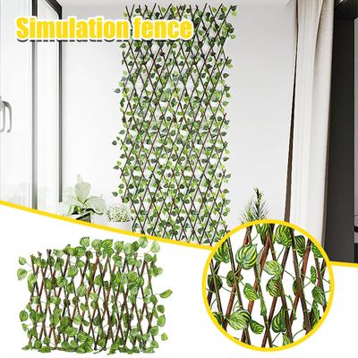 Expanding Fence Retractable Fence, Artificial Garden Plant Fence UV Protected