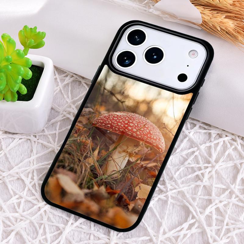 Mushroom Forest Shockproof Phone Case for iPhone 17 Air 16e 15 11 12 14 13 Pro Max Cover Coque