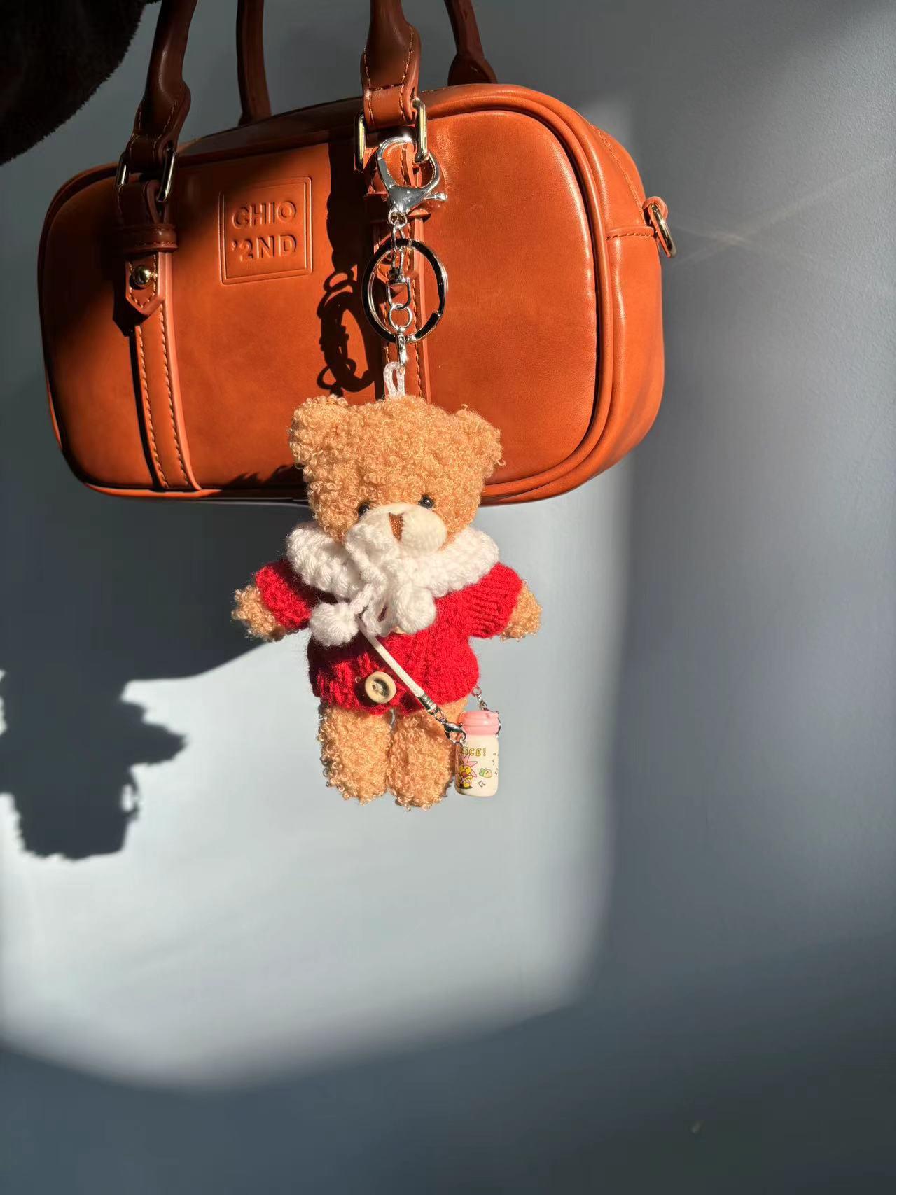 

Супер милый плюшевый медведь брелок и подвеска на сумку