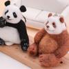 Little Panda Needle Wool Felting Tool with Needle Instruction Wool Roving Wood Handle and Finger Cots for Beginner