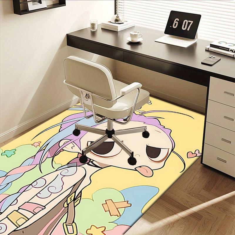 Chair Mat: Cute Jinx Cartoon Character Office Carpet Oversized Rug for Home Decor, Sofa Cover, Gift Idea for Any Room