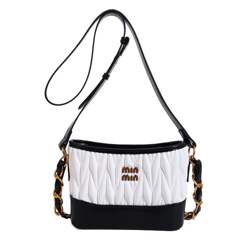 New Retro Handbag Versatile Pleated Pillow Bag Women's High-end Shoulder Messenger Bag