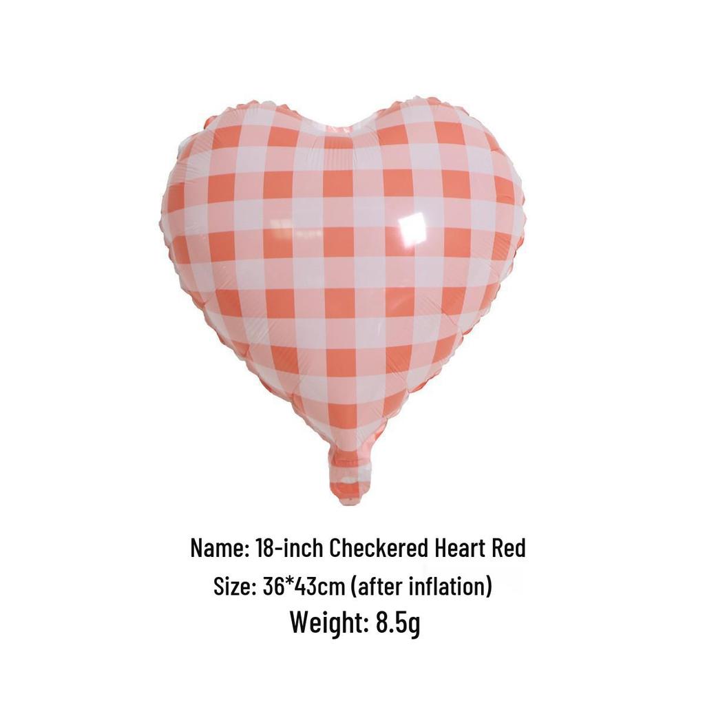 Heart-shaped Aluminum Foil Balloon - 18-inch Valentine's Day Confession Balloon