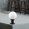 15Cm Acrylic Outdoor Lamp Shade Globe Style Post Light Fixture Simple Elegant Design Eye Comfort Lighting for Exterior Column