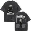 Vintage Washed Tshirt Jesse Welles Under The Powerlines Tour  Print Tshirt Unisex Aesthetic Trendy Casual Cotton Tshirts