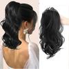 Miss Lirenn® High Fountail Ponytail Extension Claw Multi Layered Hair Wavy Curly Jaw Clip In Fake Pony Tails Fake Hair Soft Natural Looking Synthetic