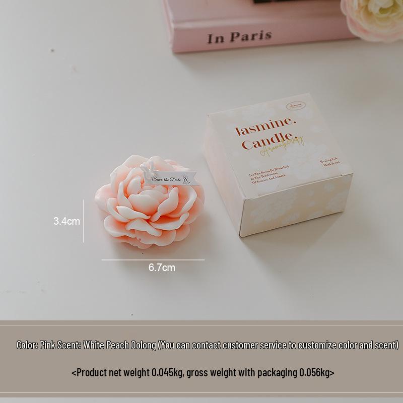 Jasmine Scented Candle - Creative Fragrance Ornament for Mother's Day Gift or Party Favor