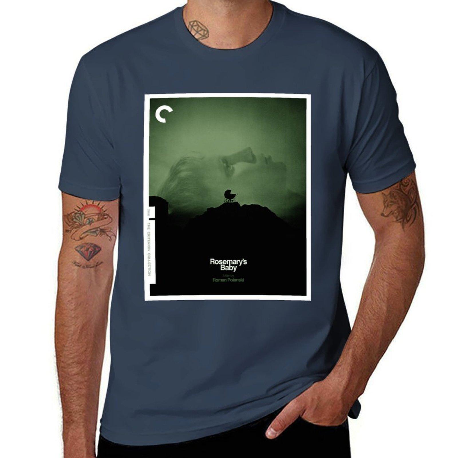 Rosemarys Baby Poster Tshirt Casual Daily Wear Short Sleeve Top S
