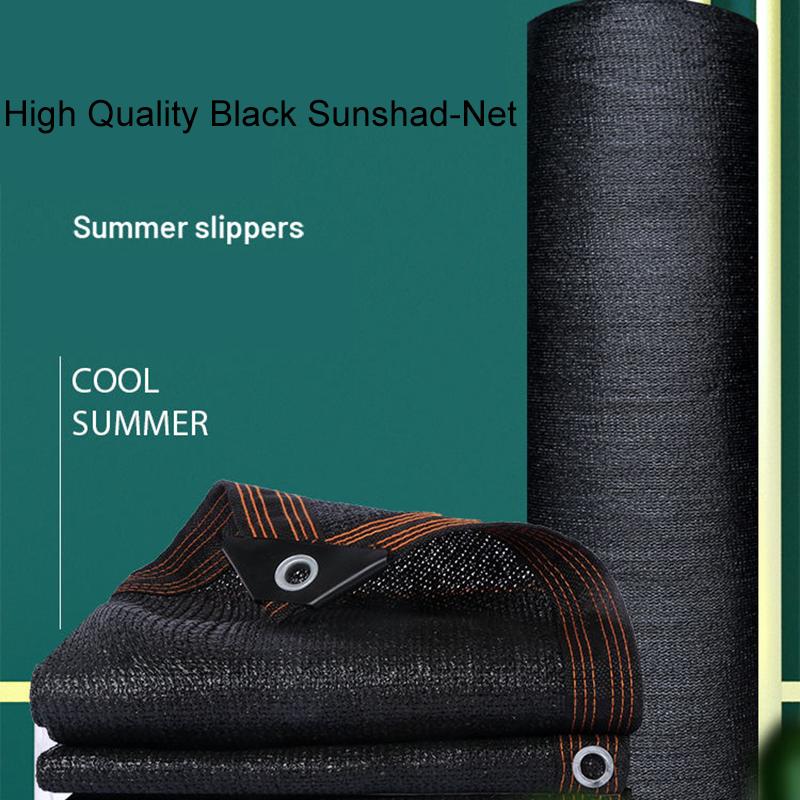 Schwarzes Sonnensegel UV-Schutz Segeln Sukkulenten Pflanzen Schutzhülle Haus Sonnenschutz 75% Schattierung Garten Gewächshaus Sonnenschutznetz