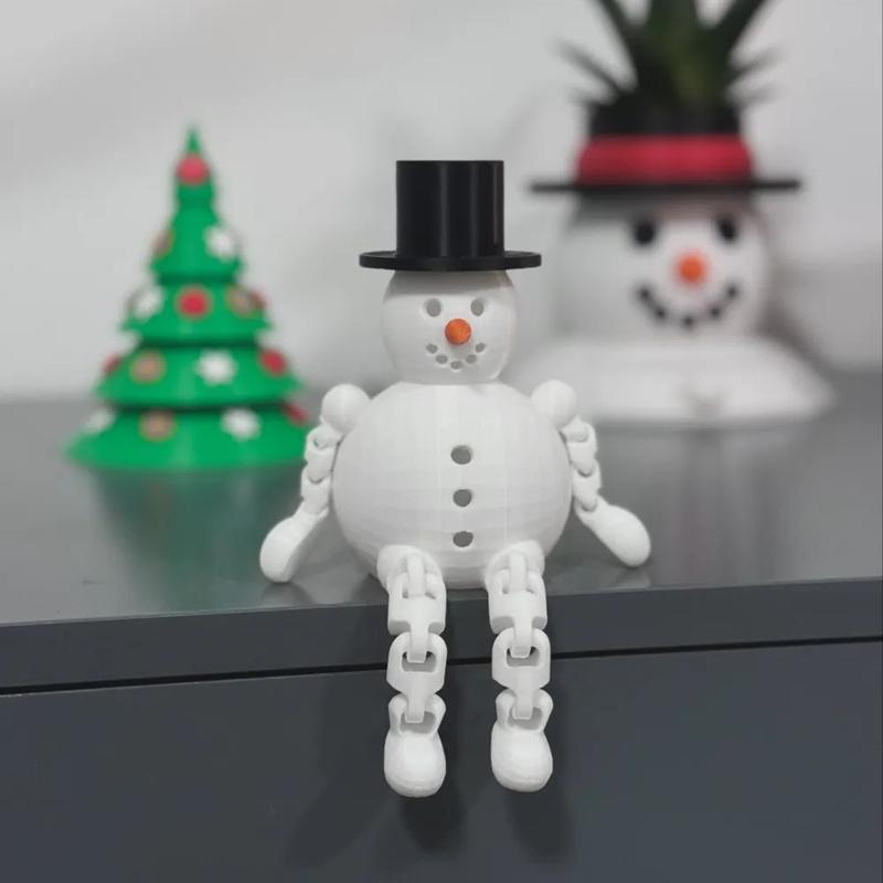 Small Christmas Tree Movable Joints Tabletop Christmas Tree Ornaments Home Decor Sculpture for Holiday Indoor Entryway Bedroom