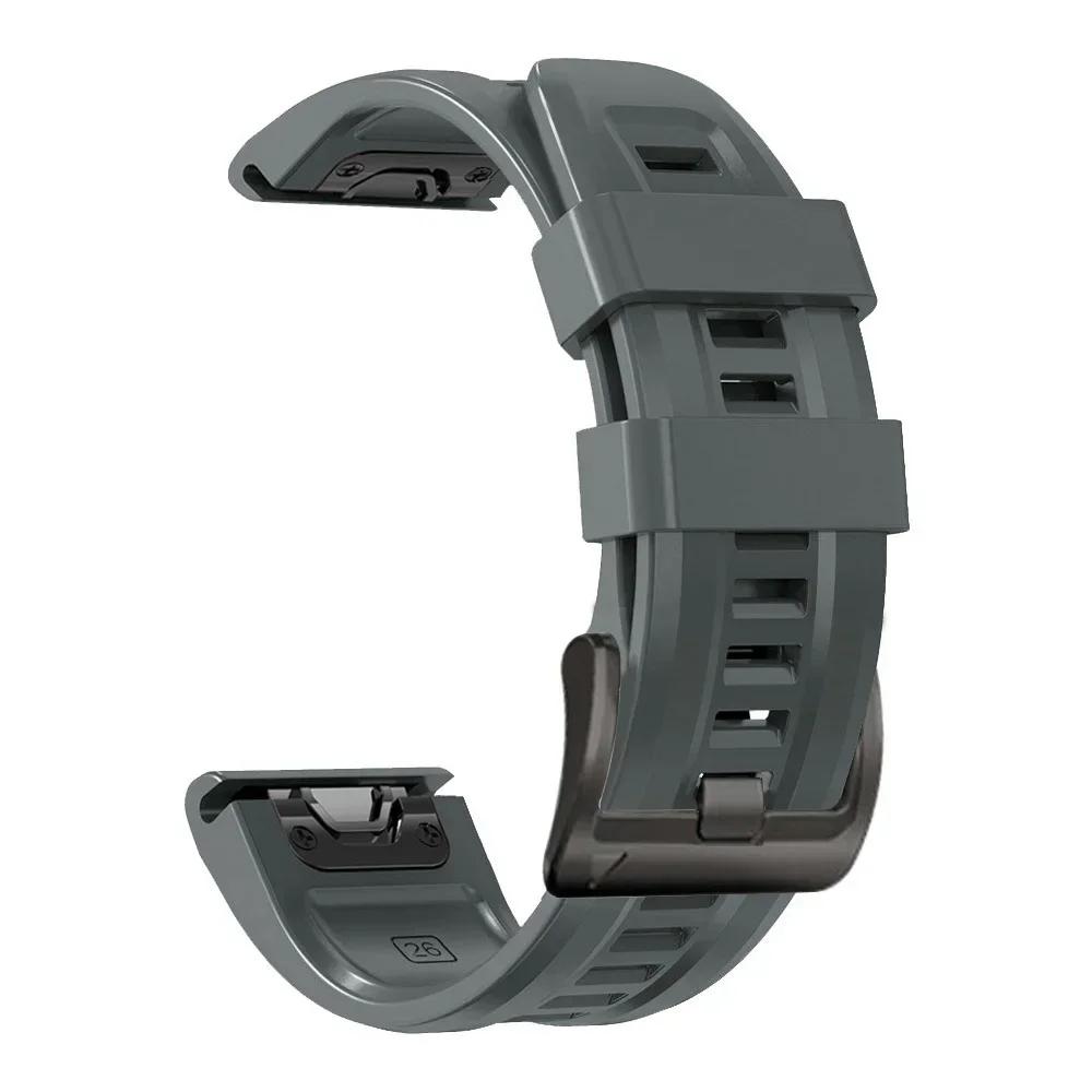 Quick Fit Strap For Garmin Fenix 8 7 7X/Epix Pro Gen 2 51mm 47mm/Enduro 2/Descent Mk3i Mk2 Silicone Original Watch Band 22mm 26mm