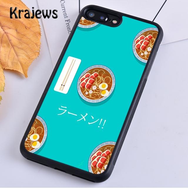 Krajews Japanisches Essen Ramen Handyhülle Cover Für iPhone 14 5 SE 6s 7 8 plus X XR XS 11 12 13 pro max Samsung Galaxy S21 S22ultra