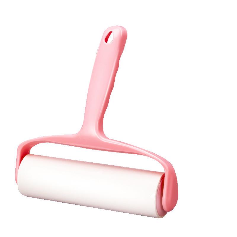 Pet Hair Remover Lint Roller with Angled Tear-Off Adhesive - No Marks, No Damage