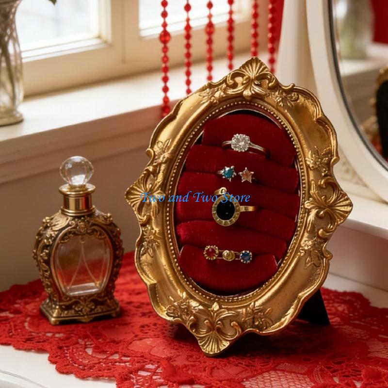 HX6F Resin Jewelry Display Frame For Necklaces And Earrings