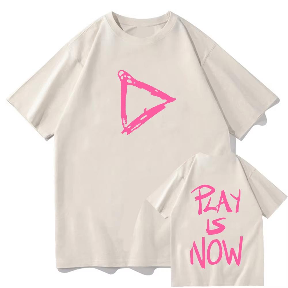 Ed Sheeran Play Is Now Tshirts Short Sleeve Cotton Fashion Tshirt Casual Unisex Women Loose Teeshirt Streetwear Unisex Print Tees S