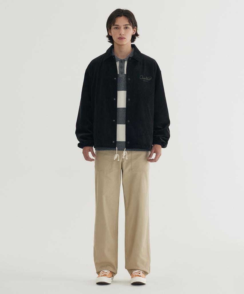 COVERNAT Corduroy Coach Jacket Green